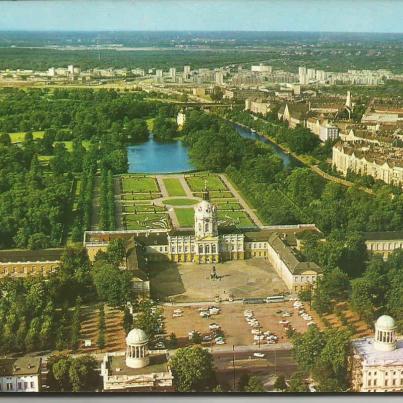 Berlin, Charlottenburger Castle, aerial view