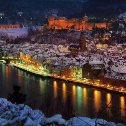 Heidelberg Germany in Winter