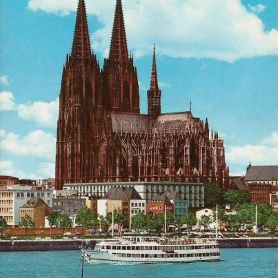Köln, Köln am Rhein. Kölner Dom Church (Cologne Cathedral) Constructed from 1248 to 1880 (632 years)