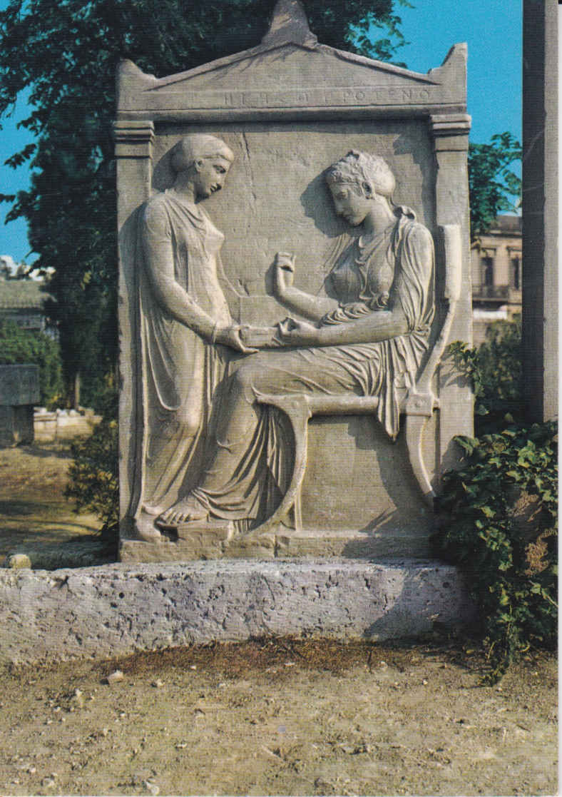 Athens, Ceramicus,Grave stele of Hegeso