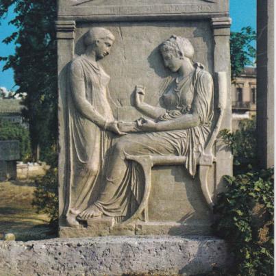 Athens, Ceramicus,Grave stele of Hegeso