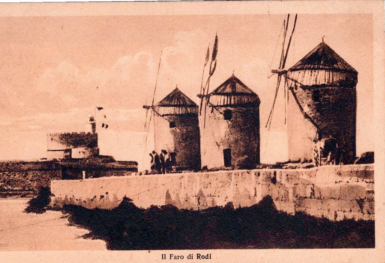 windmill of rhodes Island greece