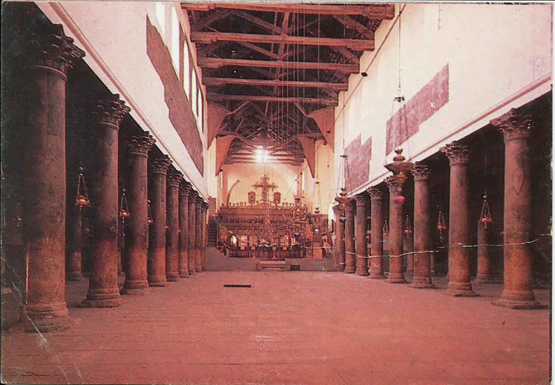 Bethlehem, Church of the Nativity. First erected in the year 33