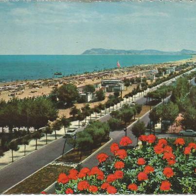 Riccione_ Promenade along the Sea and Beach