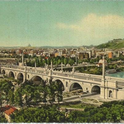 Rome, Liberty's Bridge, general view