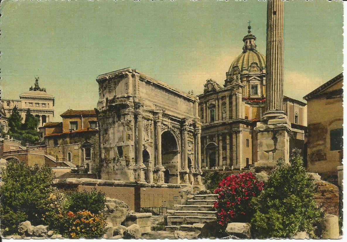 Rome, Roman Forum - Settimio Severo Arc