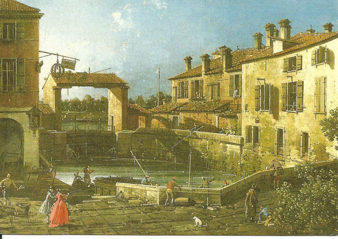 Dolo, Lock Gate on the Brenta by Giovanni Antonio Canal (1697-1768)