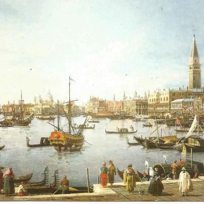 Venice, The Basin of San Marco by Giovanni Antonio Canal (1697-