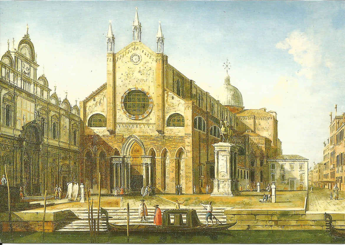 Venice, The Church of San Giovanni and Paolo by Giovanni Antonio Canal (1697-1768)