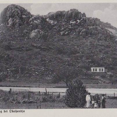 Siedlung in Okahandja Deutsch-Süd West Afrika