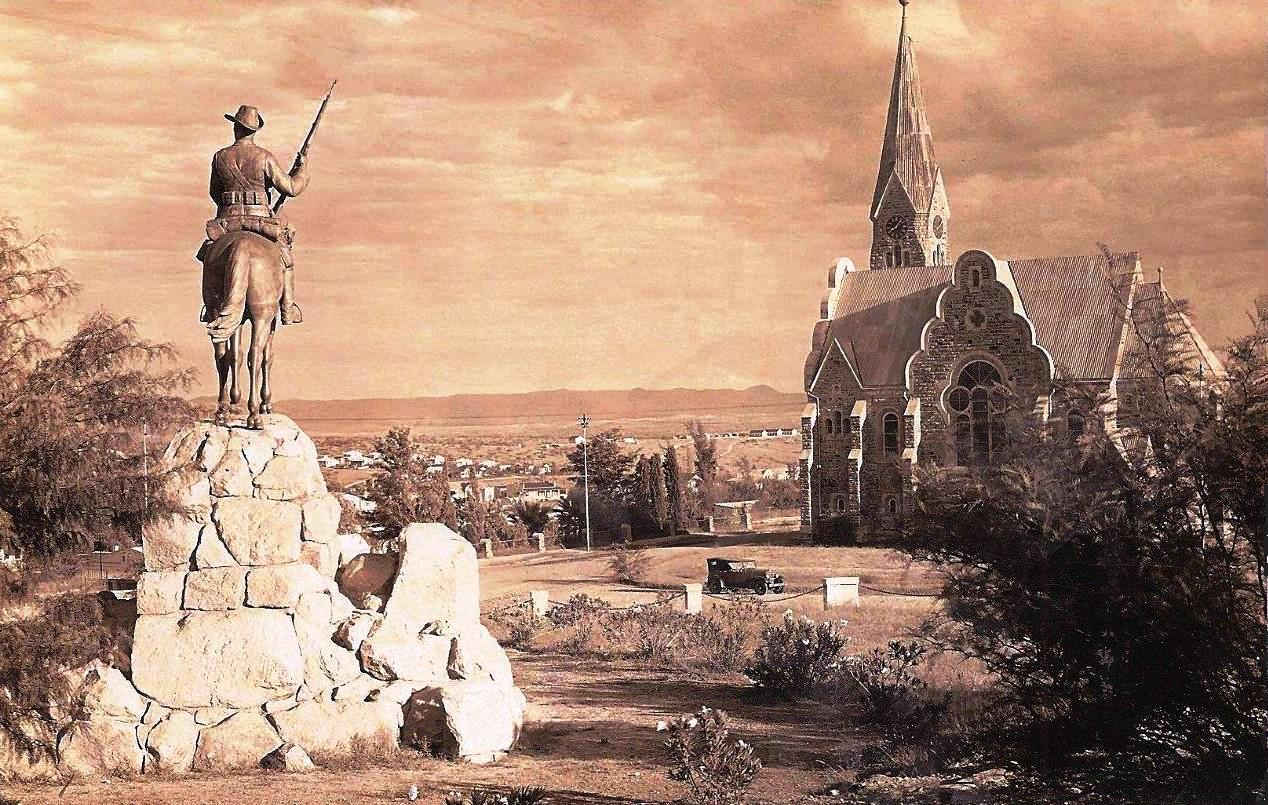 Windhoek Reiterdenkmal &amp; Christuskirche