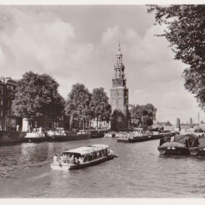 Amsterdam, Oude Schans With Montelbaanstower