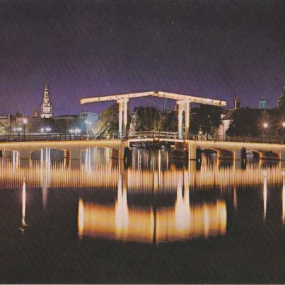 Skinny bridge over the Amstel, Amsterdam
