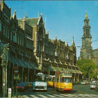 Amsterdam, Raadhuisstraat met Westerkerk