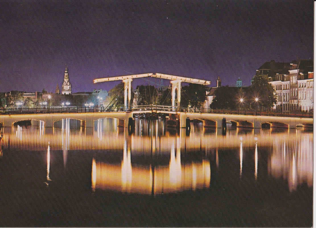 Skinny bridge over the Amstel, Amsterdam