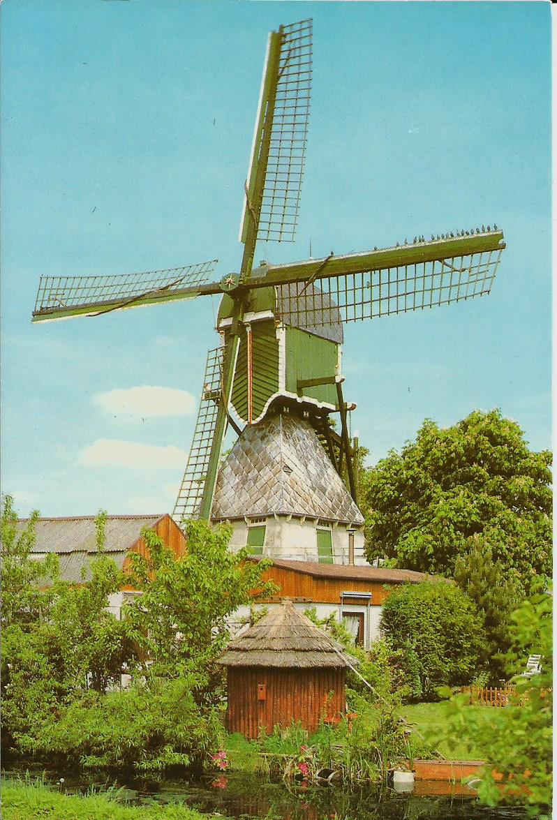 Holland, Hazerswoude. Wip-stellingmolen. Dateer ± 1810