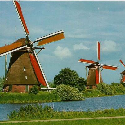 Kinderdijk, Poldermolens (Drainage-mills)