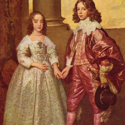 Prins Willem ll  1626-1650  en Prinses Marie Stuart  1631-1660
