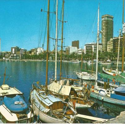 Alicante, Partial view of Yachts