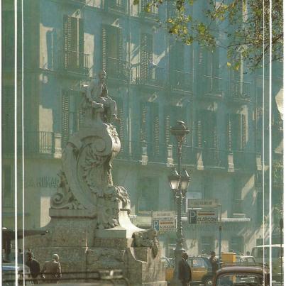 Barcelona, Monument to Federico Soler "Pitarra"
