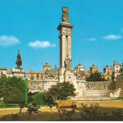 Cadiz, España Square - Cortes Monument