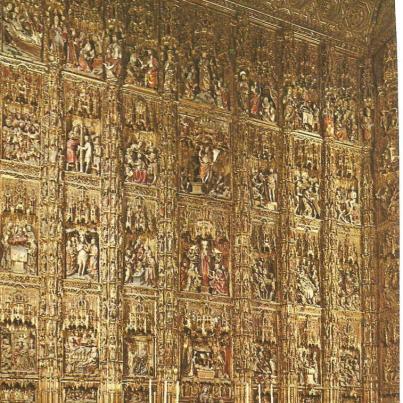 Sevilla, The Cathedral, Retable in Main Altar