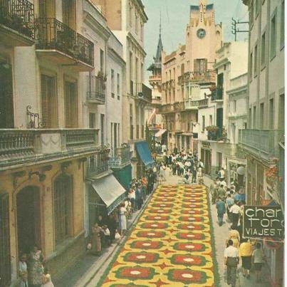 Sitges, Flowers Carpet on Corpus Day