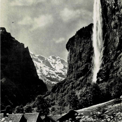 Staubach Falls, Lauterbrunnen