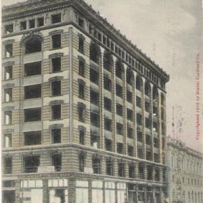 San Francisco, 1906 debris on Market Street