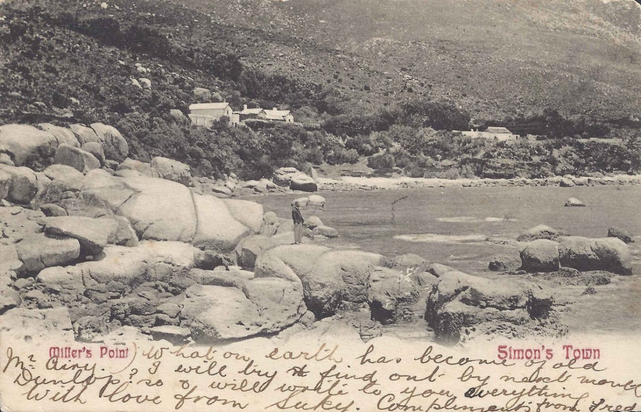 Miller's Point, Simonstown, postal cancellation  1905