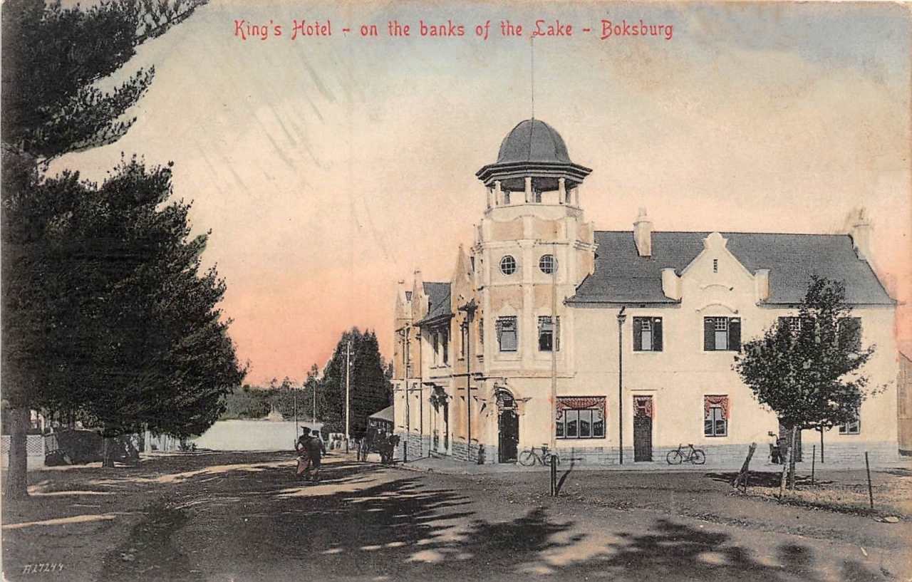 Boksburg, Kings Hotel  at Lake Boksburg c 1909