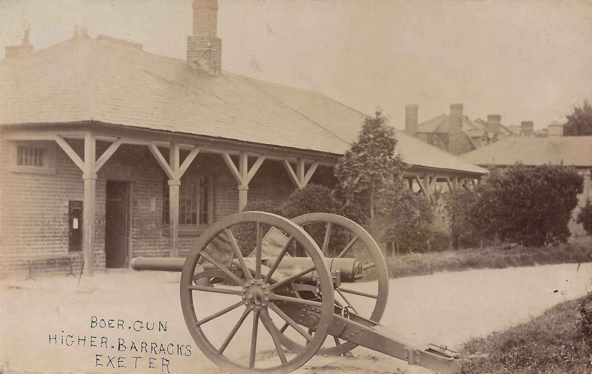 Boer Gun, Higher Barracks, Exeter