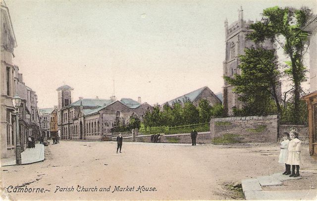 Cornwall, Camborne Parish Church &amp; Market House
