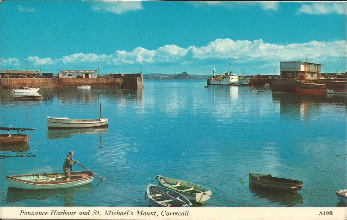 Cornwall, Penzance Harbour and St. Michael's Mount
