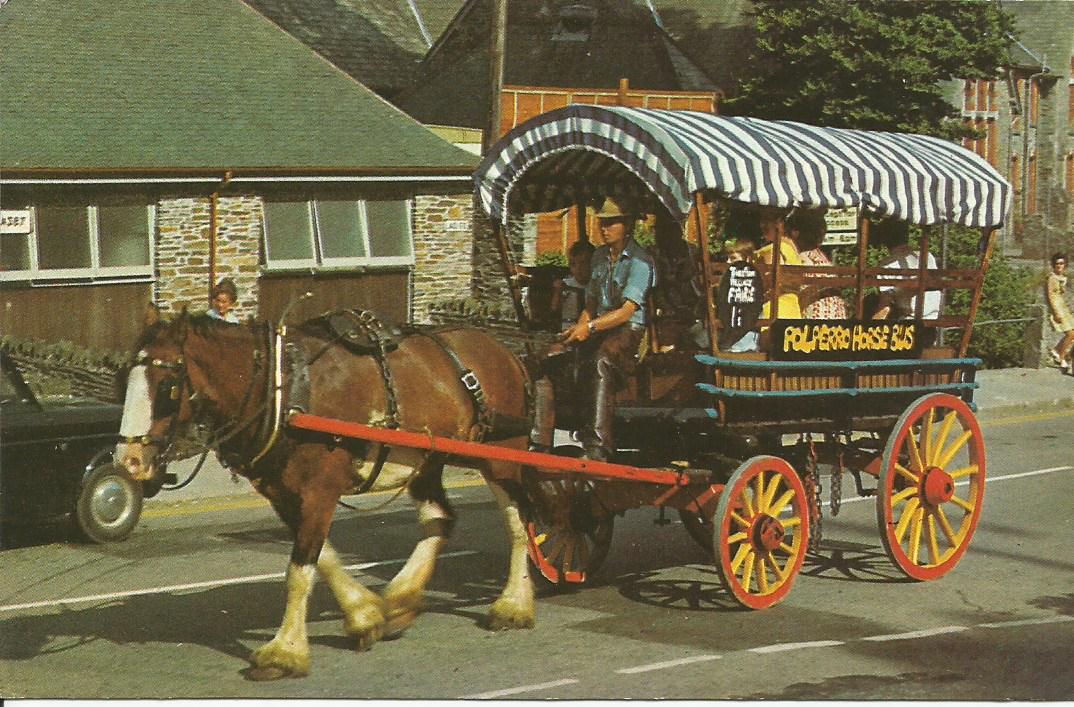 Cornwall, Polperro Horse Bus