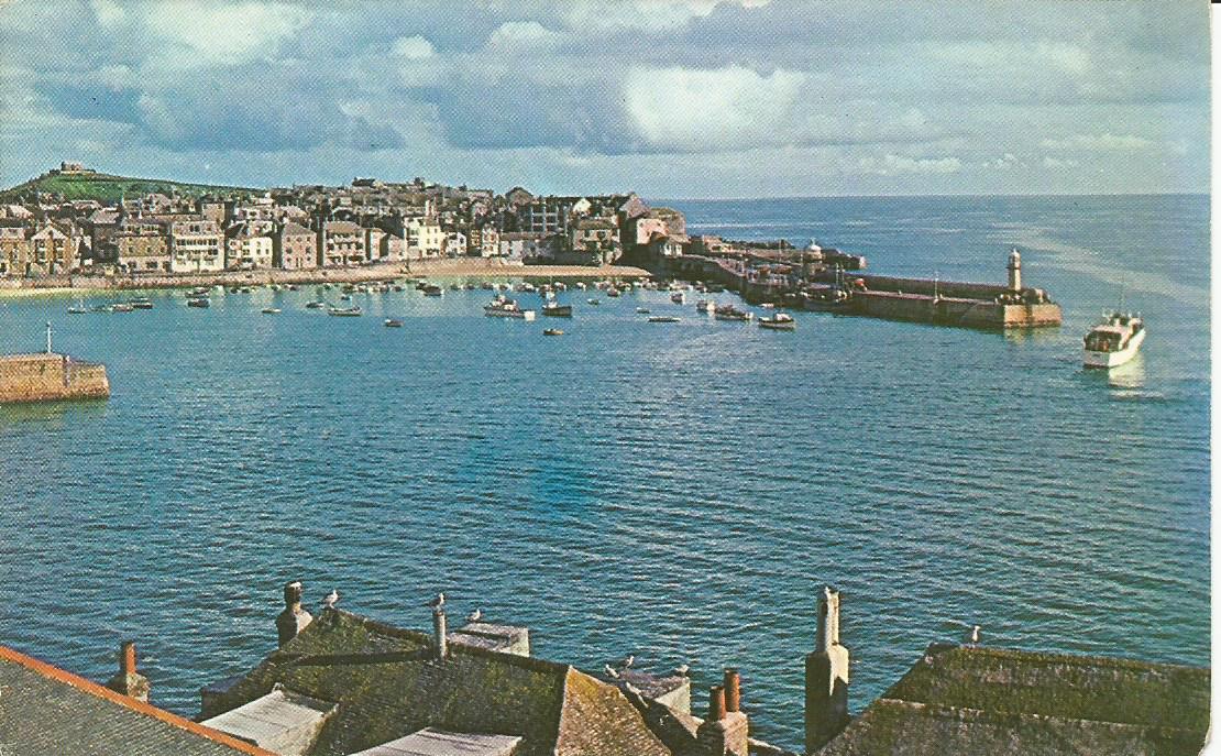 Cornwall, St. Ives, Harbour from the Malakoff