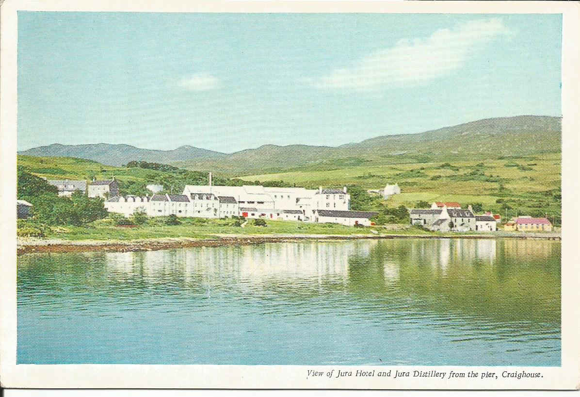 Isle of Jura, Jura Hotel and Distillery from the pier, Craighou